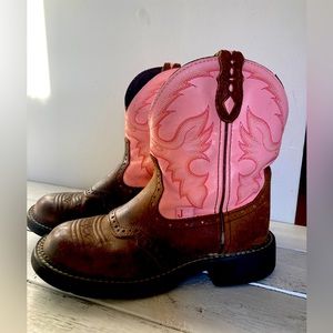 JUSTIN GYPSY Bay Apache Round Toe Work Boot 6.5